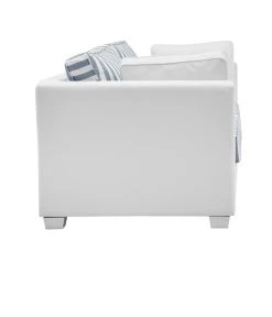 Sofa "Hooge" In Creme Und Blau Landhaus Wohnzimmer Couch 2,5-Sitzer 200 Cm -Wohnwelt Verkauf 10009 8