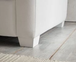 Sofa "Hooge" In Creme Und Blau Landhaus Wohnzimmer Couch 3-Sitzer 240 Cm -Wohnwelt Verkauf 10010 3