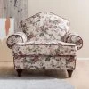 Sessel "Elita" In Creme Landhaus Blumen Design Loungesessel 110 Cm 2 Sessel "Elita" In Creme Landhaus Blumen Design Loungesessel 110 Cm -Wohnwelt Verkauf 10036 1