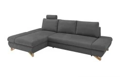 Ecksofa "Skalm" In Grau Struktur-Stoff Sofa Mit Bettfunktion Und Stauraum 284 Cm 18 Ecksofa "Skalm" In Grau Struktur-Stoff Sofa Mit Bettfunktion Und Stauraum 284 Cm -Wohnwelt Verkauf 10051 7