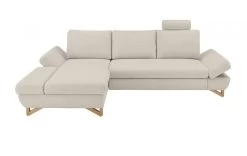 Ecksofa "Skalm" In Creme Velours Wohnzimmer Sofa 19 Ecksofa "Skalm" In Creme Velours Wohnzimmer Sofa -Wohnwelt Verkauf 10061 8