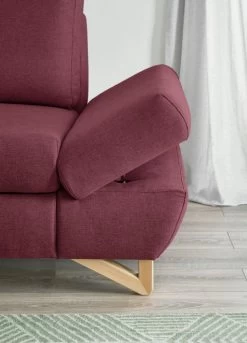 Ecksofa "Skalm" In Bordeaux Velours Wohnzimmer Sofa 14 Ecksofa "Skalm" In Bordeaux Velours Wohnzimmer Sofa -Wohnwelt Verkauf 10064 3