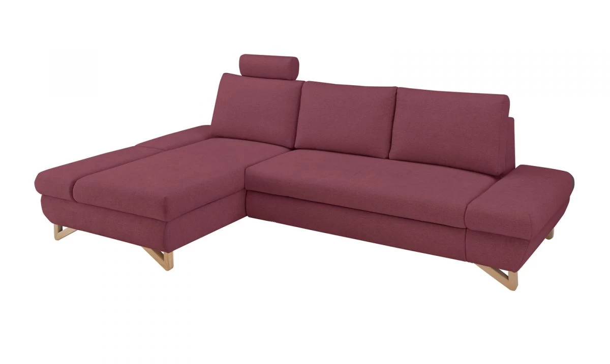 Ecksofa "Skalm" In Bordeaux Velours Wohnzimmer Sofa 9 Ecksofa "Skalm" In Bordeaux Velours Wohnzimmer Sofa – Bild 7
