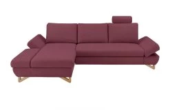 Ecksofa "Skalm" In Bordeaux Velours Wohnzimmer Sofa 19 Ecksofa "Skalm" In Bordeaux Velours Wohnzimmer Sofa -Wohnwelt Verkauf 10064 8