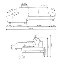 Ecksofa "Skalm" In Beige Struktur-Stoff Wohnzimmer Sofa 21 Ecksofa "Skalm" In Beige Struktur-Stoff Wohnzimmer Sofa -Wohnwelt Verkauf 10065 10