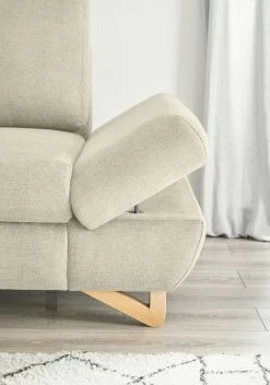 Ecksofa "Skalm" In Beige Struktur-Stoff Wohnzimmer Sofa 14 Ecksofa "Skalm" In Beige Struktur-Stoff Wohnzimmer Sofa -Wohnwelt Verkauf 10065 3