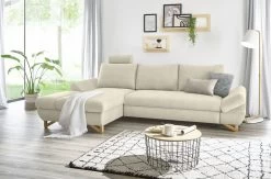 Ecksofa "Skalm" In Beige Struktur-Stoff Wohnzimmer Sofa 16 Ecksofa "Skalm" In Beige Struktur-Stoff Wohnzimmer Sofa -Wohnwelt Verkauf 10065 5