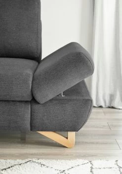 Ecksofa "Skalm" In Grau Struktur-Stoff Wohnzimmer Sofa 14 Ecksofa "Skalm" In Grau Struktur-Stoff Wohnzimmer Sofa -Wohnwelt Verkauf 10068 3