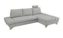 Ecksofa "Skalm" In Hellgrau Velours Wohnzimmer Sofa -Wohnwelt Verkauf 10070 7