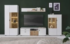 TV-Lowboard "Merced" In Weiß Matt Und Evoke Eiche TV Unterteil 150 X 44 Cm 13 TV-Lowboard "Merced" In Weiß Matt Und Evoke Eiche TV Unterteil 150 X 44 Cm -Wohnwelt Verkauf 10086 4