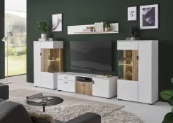 TV-Lowboard "Merced" In Weiß Matt Und Evoke Eiche TV Unterteil 150 X 44 Cm 14 TV-Lowboard "Merced" In Weiß Matt Und Evoke Eiche TV Unterteil 150 X 44 Cm -Wohnwelt Verkauf 10086 5