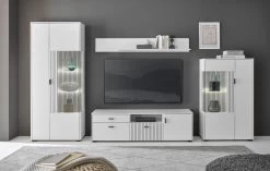 TV-Lowboard "Merced" In Weiß Matt TV Unterteil 150 X 44 Cm 13 TV-Lowboard "Merced" In Weiß Matt TV Unterteil 150 X 44 Cm -Wohnwelt Verkauf 10111 4