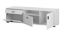 TV-Lowboard "Merced" In Weiß Matt TV Unterteil 150 X 44 Cm 17 TV-Lowboard "Merced" In Weiß Matt TV Unterteil 150 X 44 Cm -Wohnwelt Verkauf 10111 8