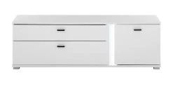TV-Lowboard "Bellport" In Weiß Matt TV Unterteil Inklusive Frontbeleuchtung 150 Cm -Wohnwelt Verkauf 10163 9