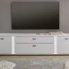 TV-Lowboard "Bellport" In Weiß Matt TV Unterteil Inklusive Frontbeleuchtung 200 Cm -Wohnwelt Verkauf 10164 1