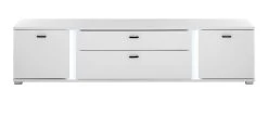TV-Lowboard "Bellport" In Weiß Matt TV Unterteil Inklusive Frontbeleuchtung 200 Cm -Wohnwelt Verkauf 10164 9