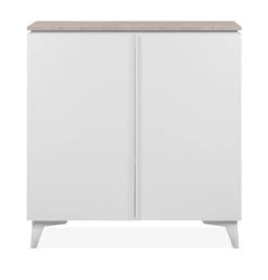 Kommode "Bertrix" In Weiß Und Sandstein Wohn- Und Esszimmer Sideboard 88 X 92 Cm -Wohnwelt Verkauf 10181 8