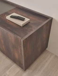 TV-Lowboard "Piano" In Thermo Eiche Und Grau XXL TV Unterteil Mit Soft-Close 240 X 50 Cm -Wohnwelt Verkauf 10189 3