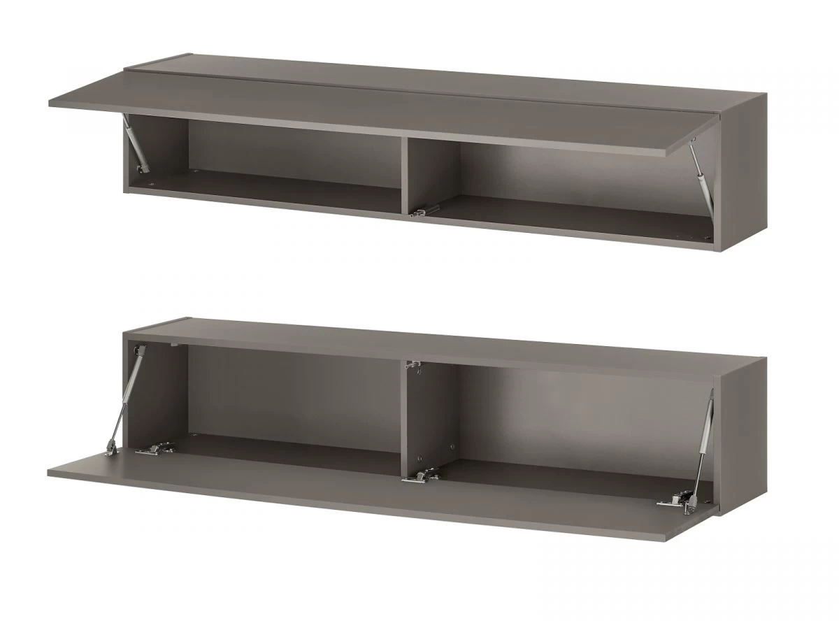 Hängeschrank "Piano" In Grau Wandschrank Hängend 152 X 30 Cm 12 Hängeschrank "Piano" In Grau Wandschrank Hängend 152 X 30 Cm – Bild 10