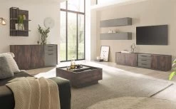 Hängeschrank "Piano" In Grau Wandschrank Hängend 152 X 30 Cm 17 Hängeschrank "Piano" In Grau Wandschrank Hängend 152 X 30 Cm -Wohnwelt Verkauf 10191 6