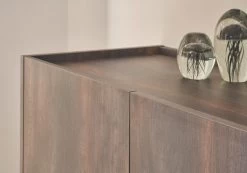 Sideboard "Piano" In Thermo Eiche Und Grau Kommode Mit Soft-Close 200 X 80 Cm -Wohnwelt Verkauf 10196 2