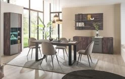 Sideboard "Piano" In Thermo Eiche Und Grau Kommode Mit Soft-Close 200 X 80 Cm -Wohnwelt Verkauf 10196 5