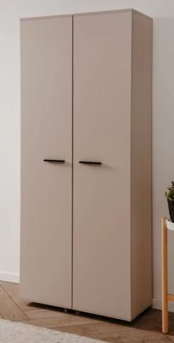 Schuhschrank "Lugo" In Samt 74 X 182 Cm, Aufklappbar Für 30 Paar Schuhe