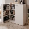 Schuhschrank "Satos" In Weiß 100 X 110 Cm, Aufklappbar Für 24 Paar Schuhe -Wohnwelt Verkauf 10251 1