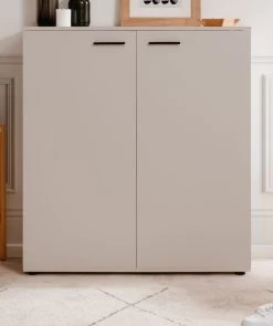 Schuhschrank "Satos" In Samt 100 X 110 Cm, Aufklappbar Für 24 Paar Schuhe -Wohnwelt Verkauf 10253 2