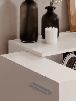 Schuhschrank "Satos" In Weiß 50 X 110 Cm, Aufklappbar Für 12 Paar Schuhe 15 Schuhschrank "Satos" In Weiß 50 X 110 Cm, Aufklappbar Für 12 Paar Schuhe -Wohnwelt Verkauf 10254 4