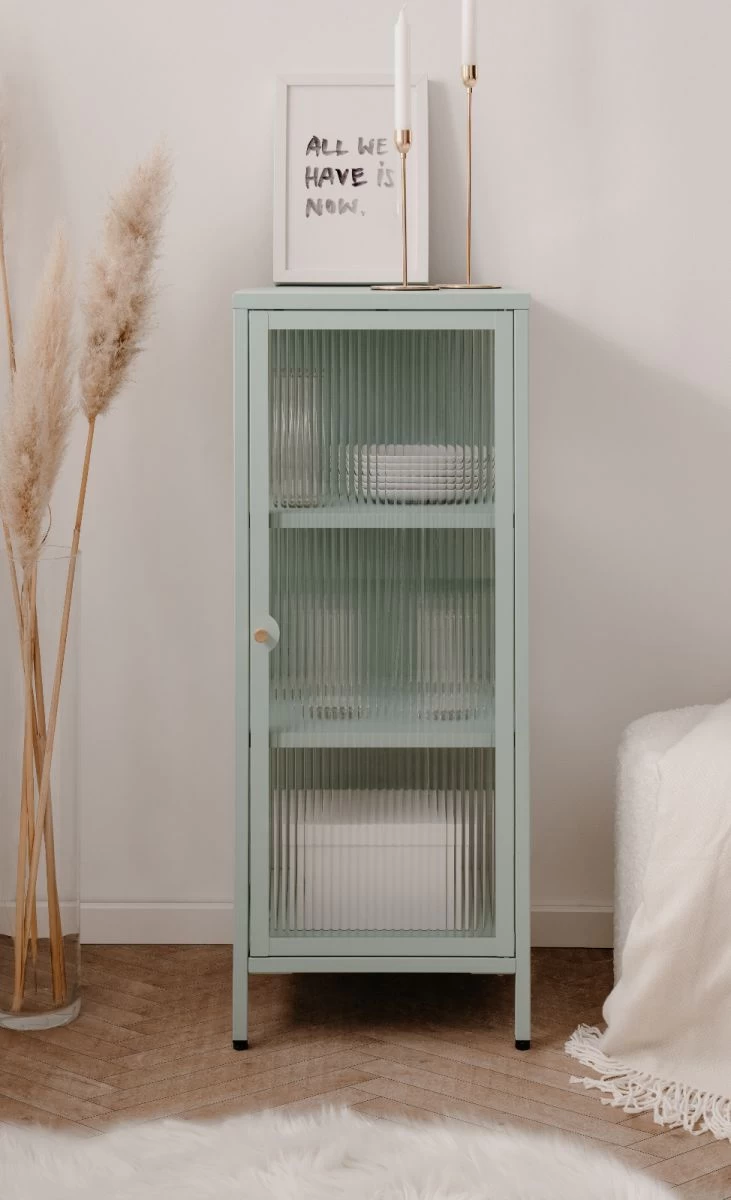 Metall Kommode "Milton" In Mintgrün Vitrine 40 X 102 Cm 8 Metall Kommode "Milton" In Mintgrün Vitrine 40 X 102 Cm – Bild 6