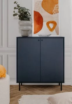 Kommode "Caracas" In Blau Wohn- Und Esszimmer Sideboard 80 X 90 Cm -Wohnwelt Verkauf 10265 5