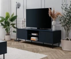 TV-Lowboard "Caracas" In Blau TV Unterteil 160 X 50 Cm -Wohnwelt Verkauf 10268 3