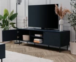 TV-Lowboard "Caracas" In Blau TV Unterteil 160 X 50 Cm -Wohnwelt Verkauf 10268 4