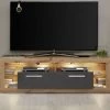 TV-Lowboard Rock In Matera Anthrazit Und Wotan Eiche TV-Unterteil 150 X 48 Cm -Wohnwelt Verkauf 3799 1