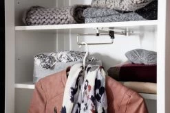 Garderobenschrank "Ole" In Weiß 62 X 192 Cm Mit Spiegel Und Schublade -Wohnwelt Verkauf 3955 3