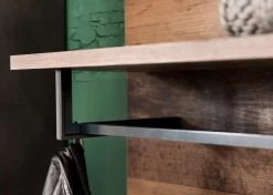 Garderobe "Indy" In Old Used Wood Mit Grau 4-teilig (185 X 192 Cm) -Wohnwelt Verkauf 4237 2