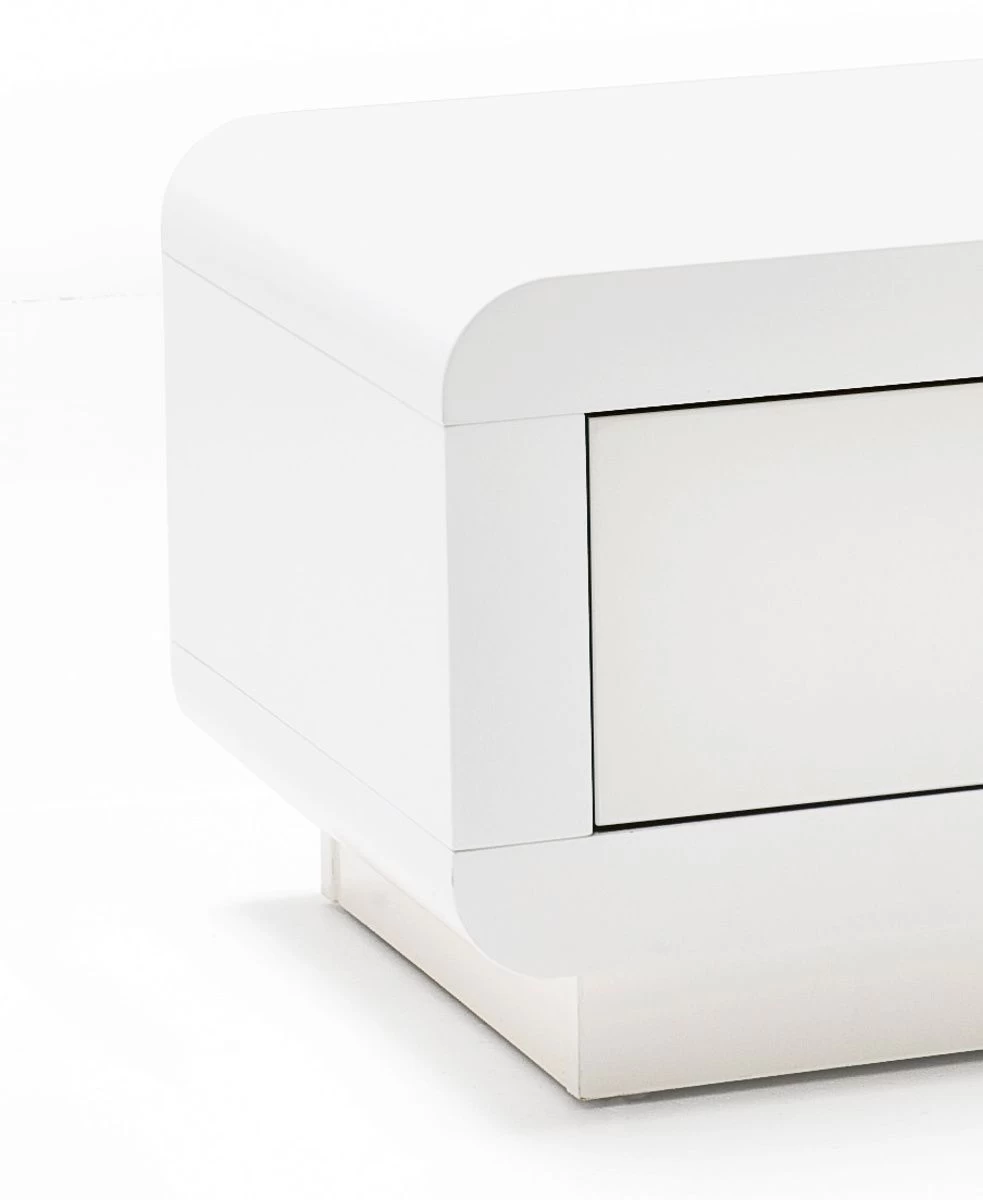 TV-Lowboard Celia In Weiß Hochglanz Lack TV-Unterteil 170 X 45 Cm 4 TV-Lowboard Celia In Weiß Hochglanz Lack TV-Unterteil 170 X 45 Cm – Bild 2