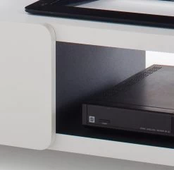 TV-Lowboard Jeff In Weiß Matt Mit Anthrazit Fernsehtisch Auf Rollen 140 X 28 Cm 10 TV-Lowboard Jeff In Weiß Matt Mit Anthrazit Fernsehtisch Auf Rollen 140 X 28 Cm -Wohnwelt Verkauf 4624 3