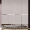 Garderobenschrank Mit Spiegel "Mirror" In Weiß Mit Spiegeltüren - Schuhschrank 148 X 191 Cm -Wohnwelt Verkauf 4915 1