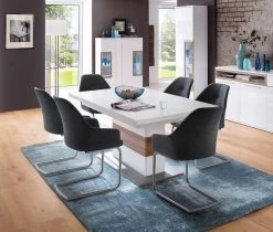 2 X Stuhl Madita In Graublau Kunstleder Und Edelstahl Freischwinger Esszimmerstuhl 2er Set Armlehnenstuhl Schalenstuhl 11 2 X Stuhl Madita In Graublau Kunstleder Und Edelstahl Freischwinger Esszimmerstuhl 2er Set Armlehnenstuhl Schalenstuhl -Wohnwelt Verkauf 5077 4