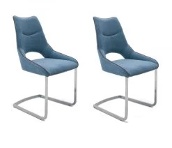 2 X Stuhl Aldrina In Petrol Filzoptik Und Edelstahl Freischwinger Kantrohr Esszimmerstuhl 2er Set 9 2 X Stuhl Aldrina In Petrol Filzoptik Und Edelstahl Freischwinger Kantrohr Esszimmerstuhl 2er Set -Wohnwelt Verkauf 5095 2