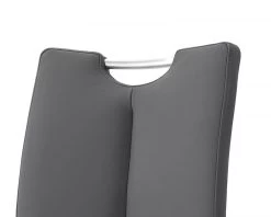 2 X Stuhl Artos In Grau Leder Und Edelstahl Freischwinger Mit Griffloch Flachrohr Esszimmerstuhl 2er Set 9 2 X Stuhl Artos In Grau Leder Und Edelstahl Freischwinger Mit Griffloch Flachrohr Esszimmerstuhl 2er Set -Wohnwelt Verkauf 5149 2