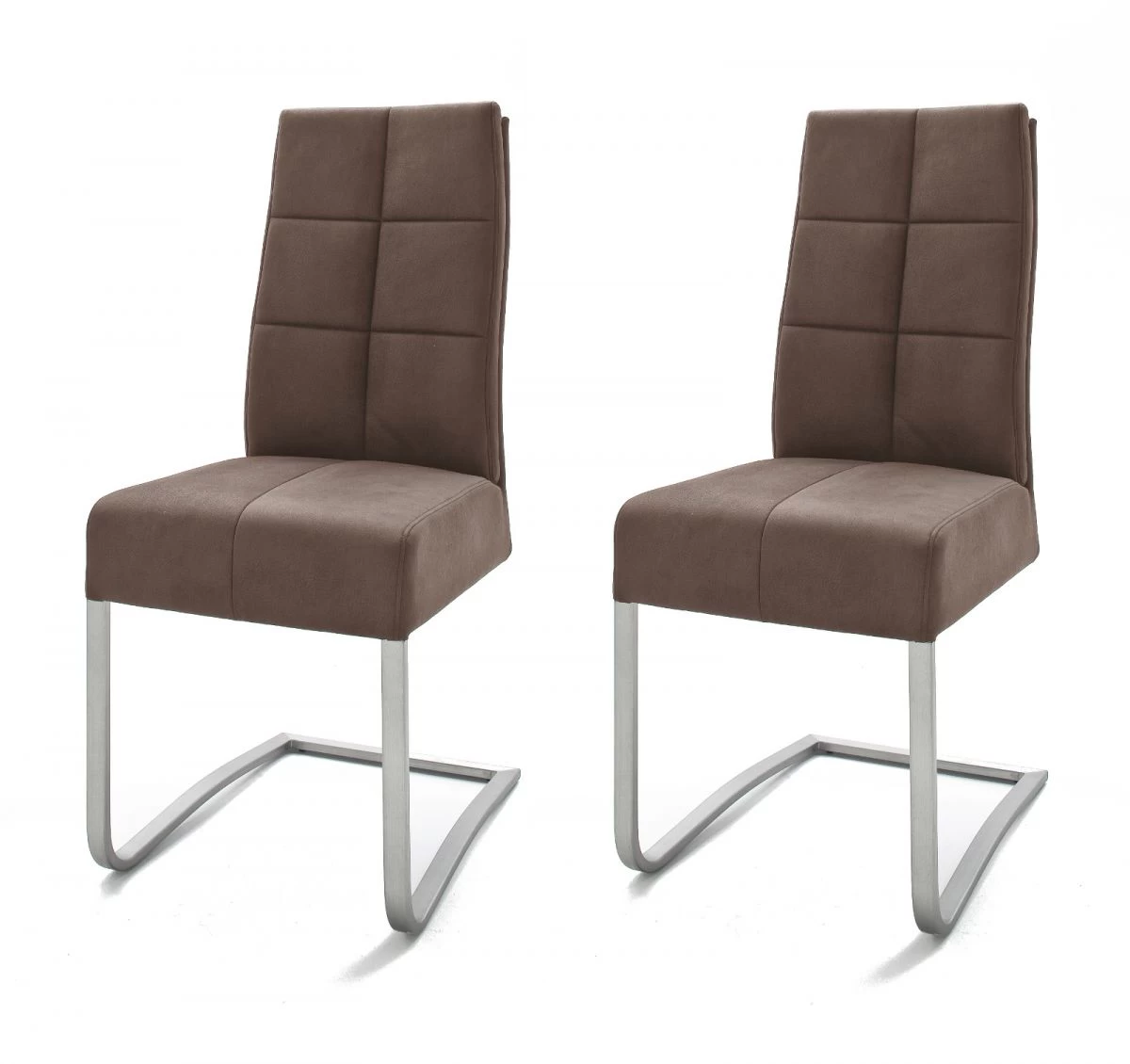 2 X Stuhl Salva In Sand Vintage Und Edelstahl Freischwinger Luxus Komfortsitz Esszimmerstuhl 2er Set 8 2 X Stuhl Salva In Sand Vintage Und Edelstahl Freischwinger Luxus Komfortsitz Esszimmerstuhl 2er Set – Bild 6