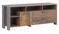 TV-Lowboard Clif In Old Used Wood Shabby Mit Beton Grau TV-Unterteil Vintage 161 X 64 Cm -Wohnwelt Verkauf 5458 6