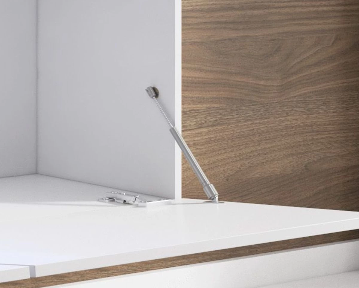 TV Lowboard "Space" In Weiß Hochglanz Lack TV Unterteil Hängend / Stehend 160 Cm Mit LED 5 TV Lowboard "Space" In Weiß Hochglanz Lack TV Unterteil Hängend / Stehend 160 Cm Mit LED – Bild 3