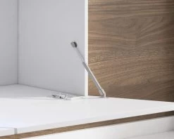 TV Lowboard "Space" In Grau Hochglanz Lack TV Unterteil Hängend / Stehend 160 Cm Mit LED -Wohnwelt Verkauf 5834 3