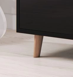 TV-Lowboard "Norway-1" In Schwarz Hochglanz - Fernsehtisch Skandinavisch 140 X 45 Cm 10 TV-Lowboard "Norway-1" In Schwarz Hochglanz - Fernsehtisch Skandinavisch 140 X 45 Cm -Wohnwelt Verkauf 5907 3