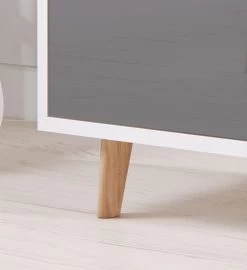 TV-Lowboard Norway-1 In Hochglanz Grau Und Weiß TV-Unterteil Skandinavisch 140 X 45 Cm Fernsehtisch 10 TV-Lowboard Norway-1 In Hochglanz Grau Und Weiß TV-Unterteil Skandinavisch 140 X 45 Cm Fernsehtisch -Wohnwelt Verkauf 5908 3