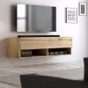 TV-Lowboard "Epsom" In Wotan Eiche TV Unterteil Hängend 100 X 30 Cm -Wohnwelt Verkauf 5994 1